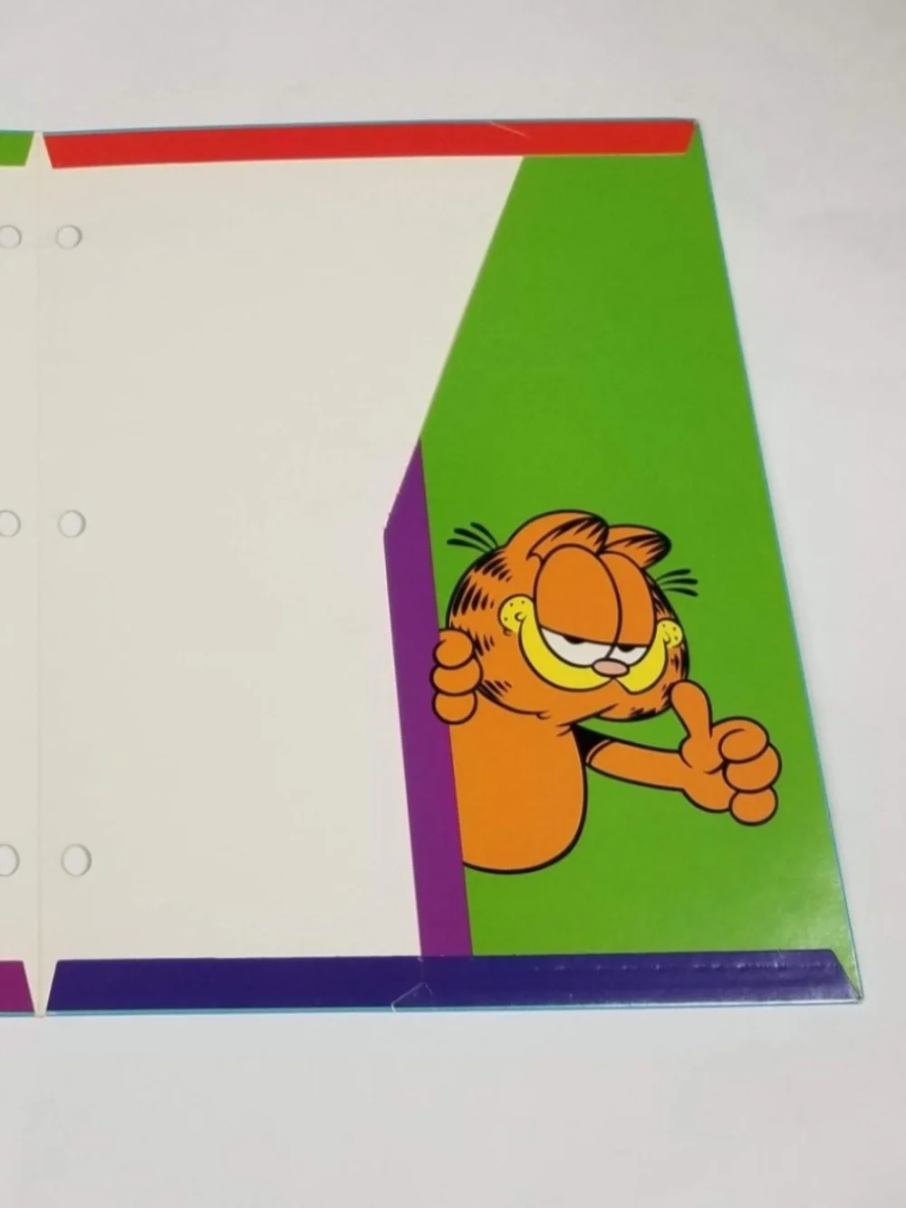Vintage Mead Garfield Cat Portfolio Folder 12x9 3/8